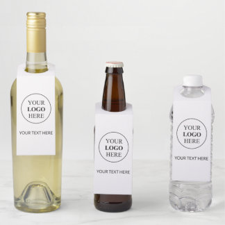 Aangepaste promotionele Logo – geen minimale beste Flessenhanger