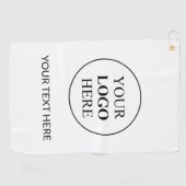 Aangepaste promotionele Logo – geen minimale beste Golfhanddoek (Horizontaal)