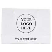 Aangepaste promotionele logo – geen minimale beste groot cadeauzakje (Achterkant)