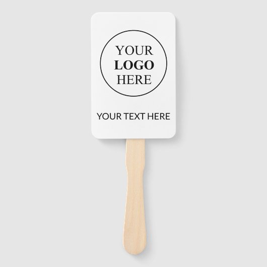 Aangepaste promotionele Logo – geen minimale beste Handwaaier (Voorkant)