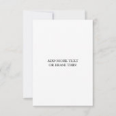 Aangepaste promotionele Logo – geen minimale beste Kaart (Achterkant)