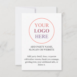 Aangepaste promotionele Logo – geen minimale beste Kaart