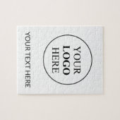 Aangepaste promotionele Logo – geen minimale beste Legpuzzel (Horizontaal)