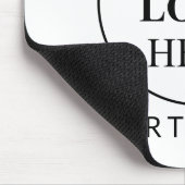 Aangepaste promotionele Logo – geen minimale beste Muismat (Hoek)