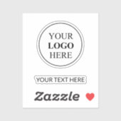 Aangepaste promotionele Logo – geen minimale beste Sticker (Vel)