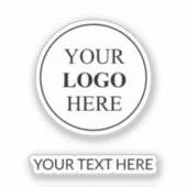 Aangepaste promotionele Logo – geen minimale beste Sticker (Voorkant)