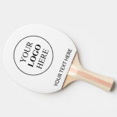 Aangepaste promotionele Logo – geen minimale beste Tafeltennisbatje (Zijkant)