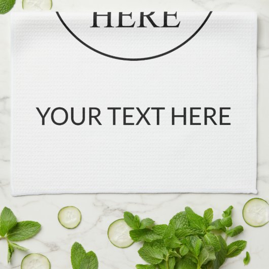 Aangepaste promotionele Logo – geen minimale beste Theedoek (Gevouwen)