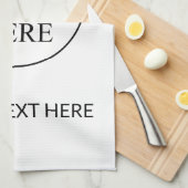 Aangepaste promotionele Logo – geen minimale beste Theedoek (Quarter Fold)