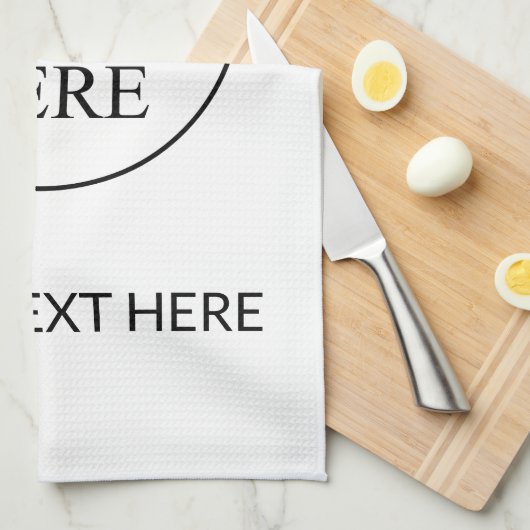 Aangepaste promotionele Logo – geen minimale beste Theedoek (Quarter Fold)