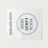 Aangepaste promotionele Logo – geen minimale beste Wandkleed (Voorkant (horizontaal))