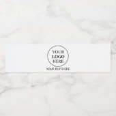 Aangepaste promotionele Logo – geen minimale beste Waterfles Etiket (Enkel label)