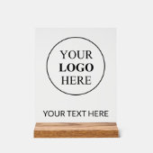 Aangepaste Promotionele Logo – Geen Minimum Bestel Acryl Bord (Voorkant)