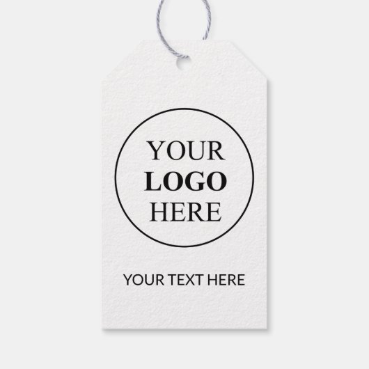 Aangepaste Promotionele Logo – Geen Minimum Bestel Cadeaulabel (Achterkant)