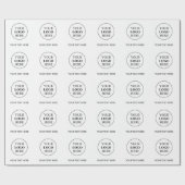 Aangepaste Promotionele Logo – Geen Minimum Bestel Cadeaupapier (Vlak)