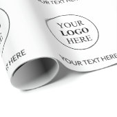 Aangepaste Promotionele Logo – Geen Minimum Bestel Cadeaupapier (Rol Hoek)