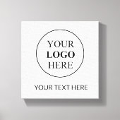 Aangepaste Promotionele Logo – Geen Minimum Bestel Canvas Afdruk (Voorkant)