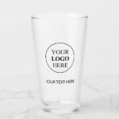 Aangepaste Promotionele Logo – Geen Minimum Bestel Glas (Voorkant)