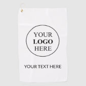 Aangepaste Promotionele Logo – Geen Minimum Bestel Golfhanddoek (Voorkant)