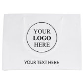 Aangepaste Promotionele Logo – Geen Minimum Bestel Groot Cadeauzakje (Voorkant)