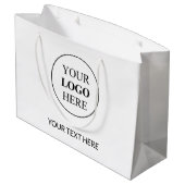 Aangepaste Promotionele Logo – Geen Minimum Bestel Groot Cadeauzakje (Achterkant Gekanteld)