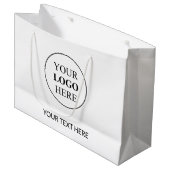 Aangepaste Promotionele Logo – Geen Minimum Bestel Groot Cadeauzakje (Voorkant Gekanteld)