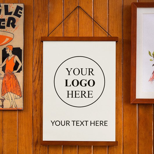 Aangepaste Promotionele Logo – Geen Minimum Bestel Hangend Wandkleed