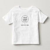 Aangepaste Promotionele Logo – Geen Minimum Bestel Kinder Shirts (Voorkant)