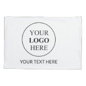 Aangepaste Promotionele Logo – Geen Minimum Bestel Kussensloop (Achterkant)