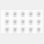 Aangepaste Promotionele Logo – Geen Minimum Bestel Labels (Vel)