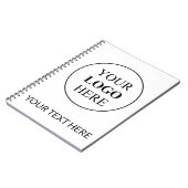 Aangepaste Promotionele Logo – Geen Minimum Bestel Notitieboek (Linkerzijde)
