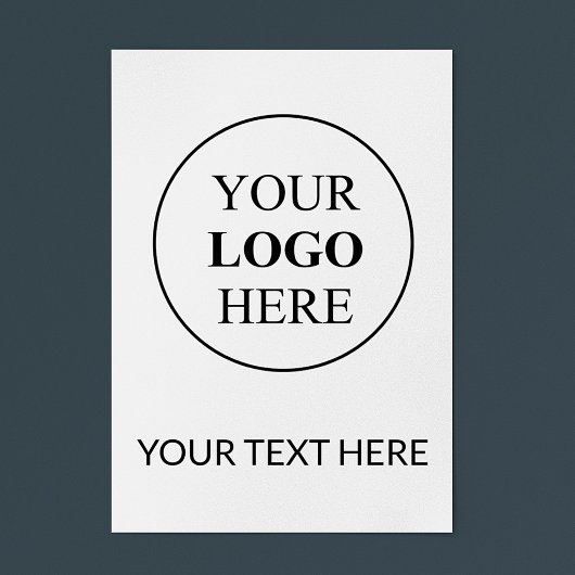 Aangepaste Promotionele Logo – Geen Minimum Bestel Perfect Poster