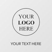 Aangepaste Promotionele Logo – Geen Minimum Bestel Raamsticker (Vel)