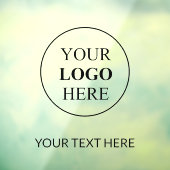 Aangepaste Promotionele Logo – Geen Minimum Bestel Raamsticker (Vel 3)