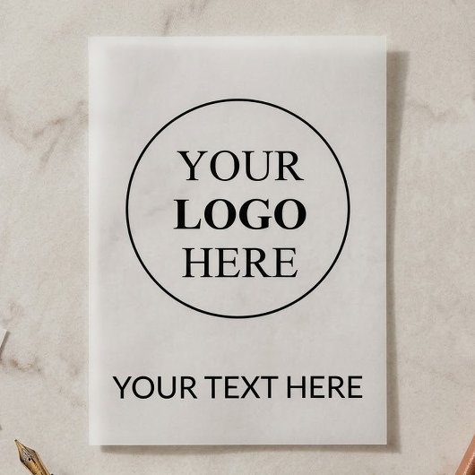 Aangepaste Promotionele Logo – Geen Minimum Bestel Vellum Uitnodigingen