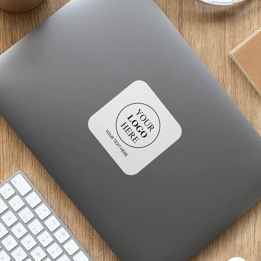 Aangepaste Promotionele Logo – Geen Minimum Bestel Vierkante Sticker