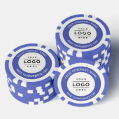Aangepaste promotionele Logo Poker Chips (Opstapeling)