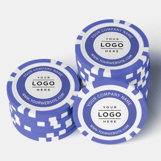 Aangepaste promotionele Logo Poker Chips (Opstapeling)