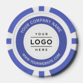 Aangepaste promotionele Logo Poker Chips (Voorkant)