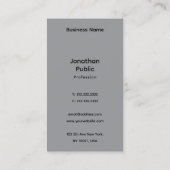 Aangepaste Promotionele Moderne Elegante Sjabloon  Visitekaartje (Achterkant)