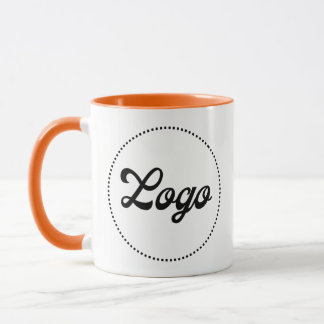 Aangepaste Promotionele ORANJE Combo Logo Mok
