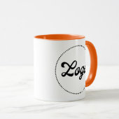 Aangepaste Promotionele ORANJE Combo Logo Mok (Voorkant rechts)