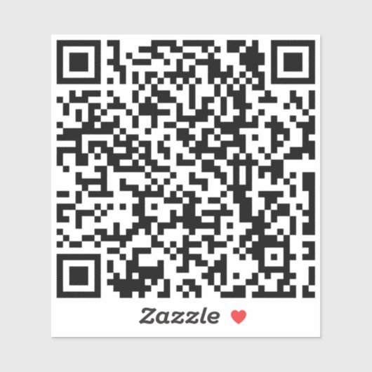 Aangepaste promotionele QR-code Sticker (Vel)