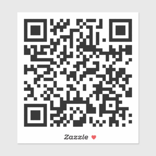 Aangepaste promotionele QR-code Sticker (Vel)