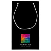 Aangepaste promotionele sjabloon Uw tekstlogo hier Klein Cadeauzakje (Achterkant)