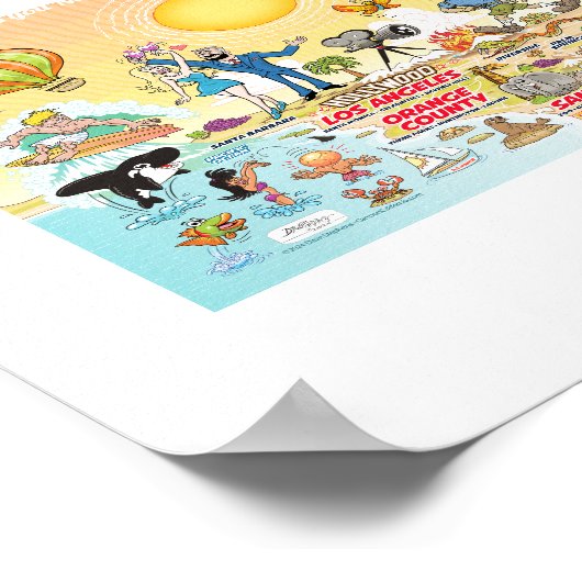 Aangepaste promotionele SoCal Poster (Hoek)