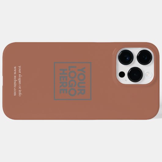 Aangepaste promotionele telefoonhoes - Logo, sloga Case-Mate iPhone Case (Achterkant (horizontaal))