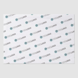 Aangepaste promotionele witte logo voor bedrijven tissuepapier