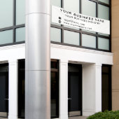 Aangepaste promotionele zakelijke banner voor uw b (Buitenkant Gebouw)