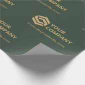 Aangepaste promotionele zakelijke Logo-branded Dar Cadeaupapier (Hoek)